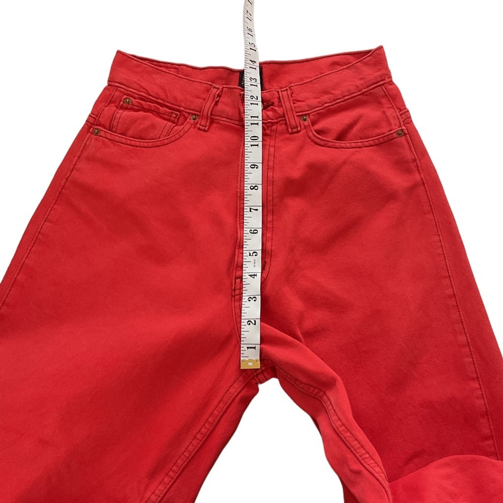 BDG High-Rise Extreme Baggy Orange Jeans, size 26 - Picture 14 of 15